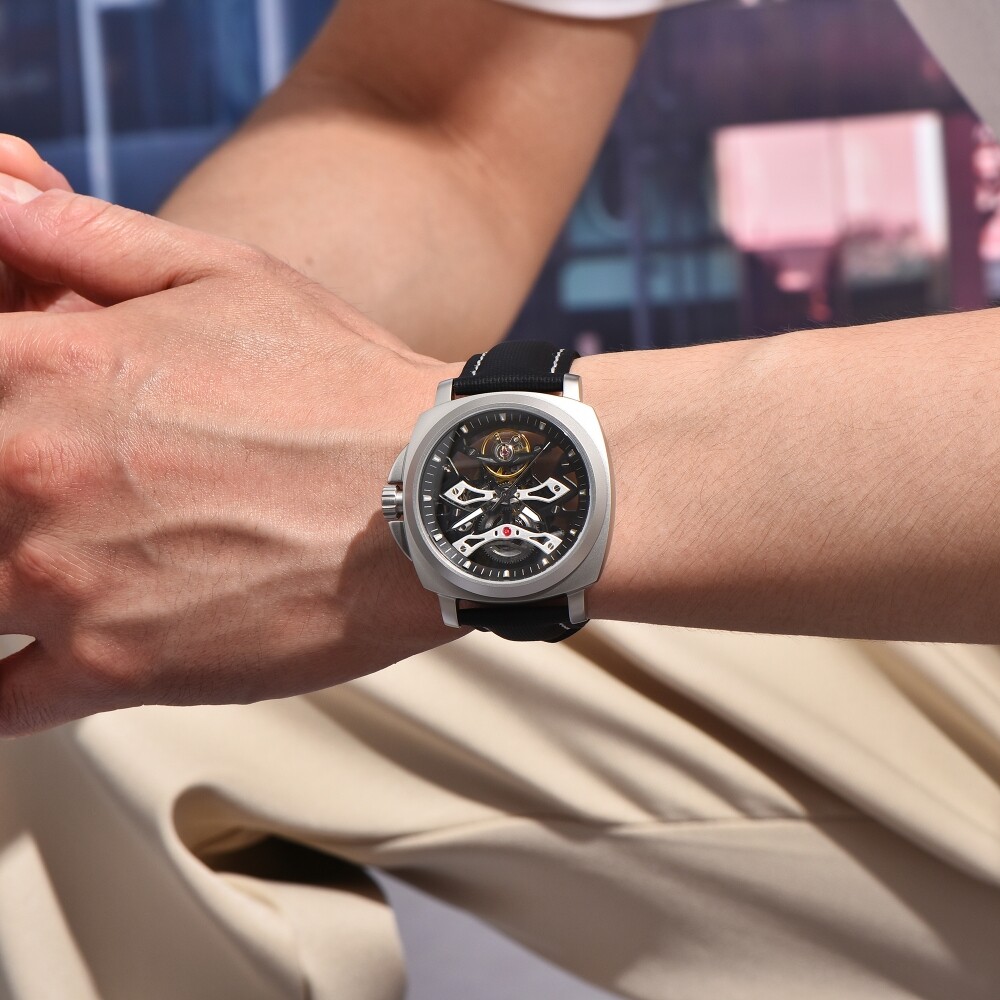 Men’s Automatic Mechanical Watch 100M Waterproof Sapphire Glass Luminous Hollow