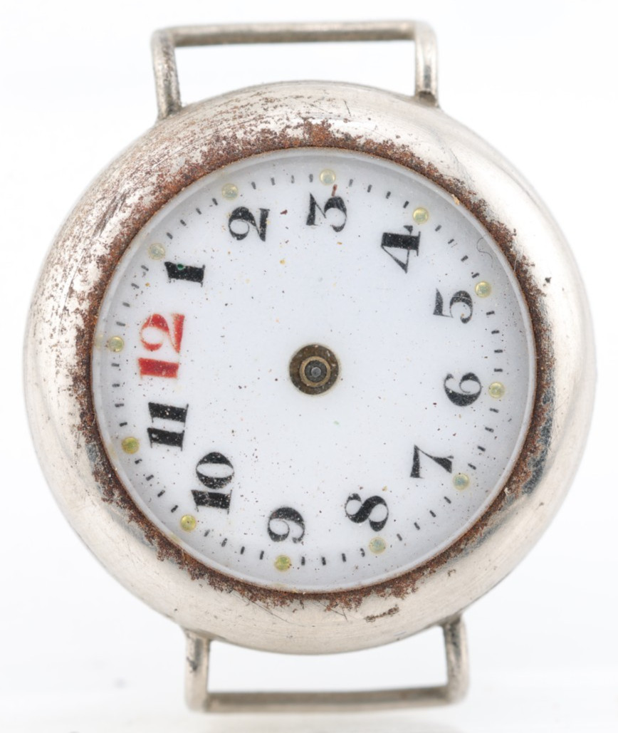 O. MAIRE EARLY WW1 TRENCH WRIST WATCH, 28mm, 11mm LUG, FOR REPAIR (ES)