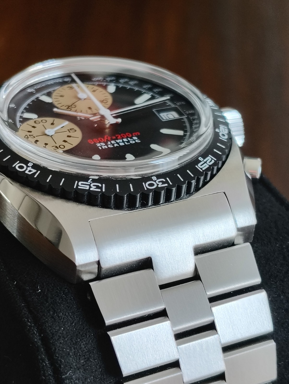 Nivada Grenchen Automatic Chronosport Full Set 38mm Autochron White 77002A45