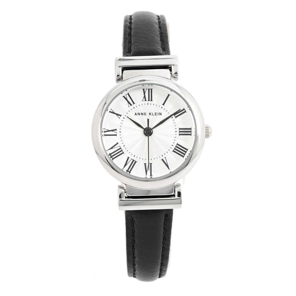 ANNE KLEIN AK/2247SVBK Quartz Analog White Black