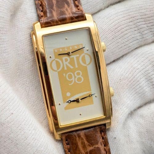 With box Seiko Nagano Olympics Commemorative Model Dual Time watch new battery