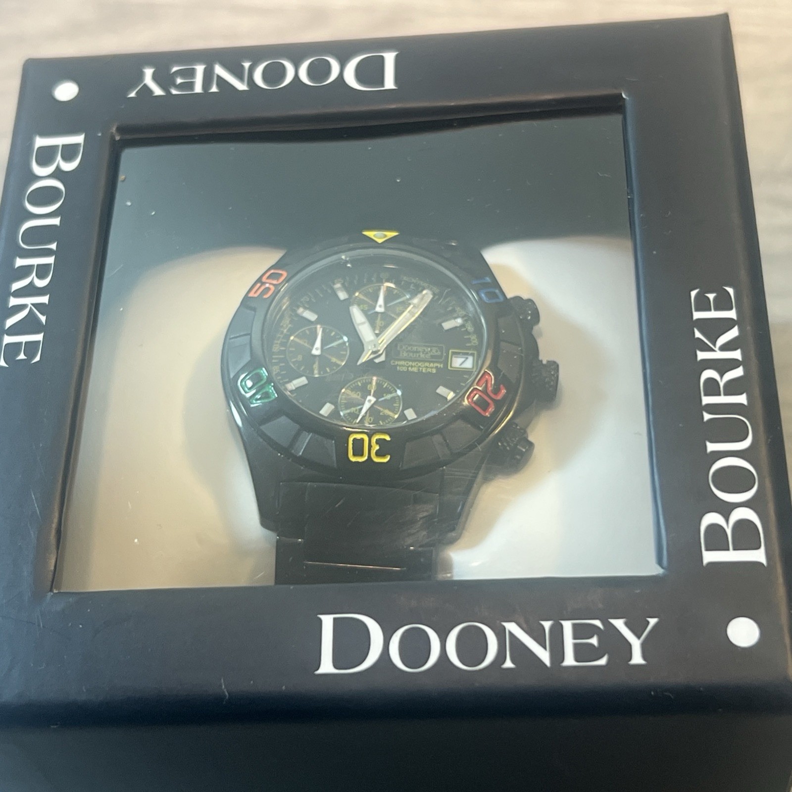 Beautiful Dooney & Bourke Multi Color Watch – Brand New in box – See the images