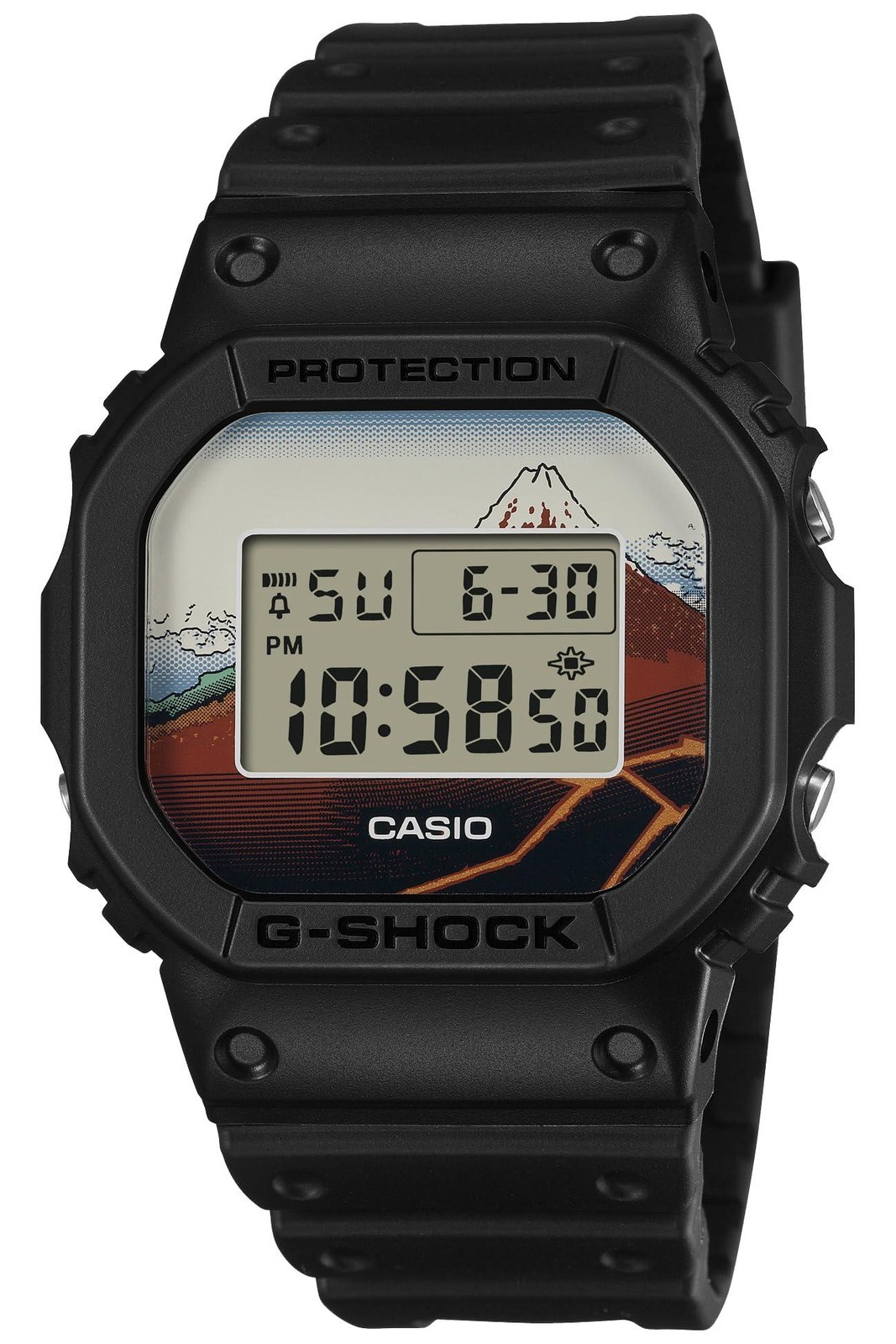 CASIO G-SHOCK DW-5600KHSH25-1JR Katsushika Hokusai Fuji Men Watch New in Box