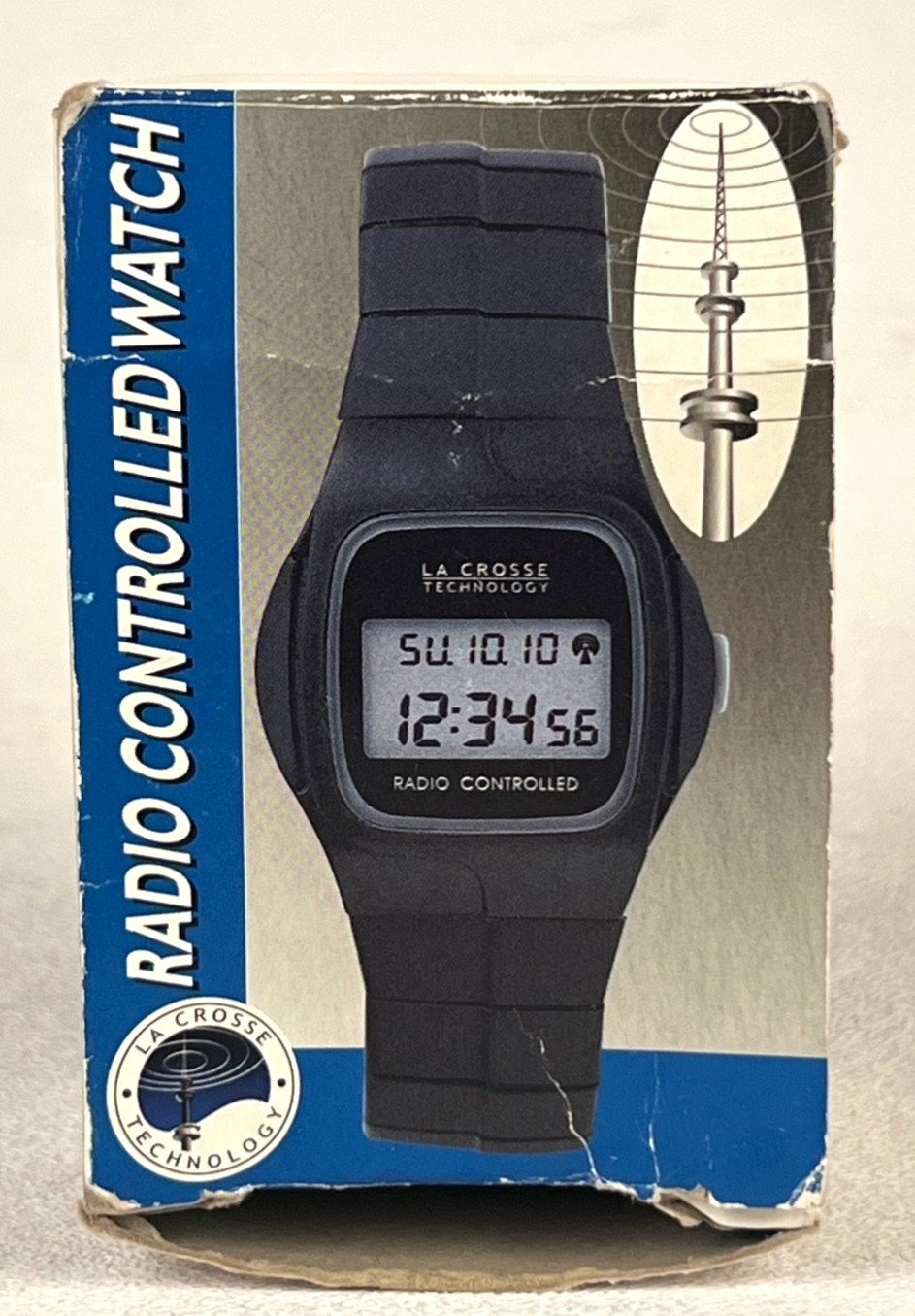 Radio Controlled Watch La Crosse Technology WT-961 (A) WWVB w orig. Box Working