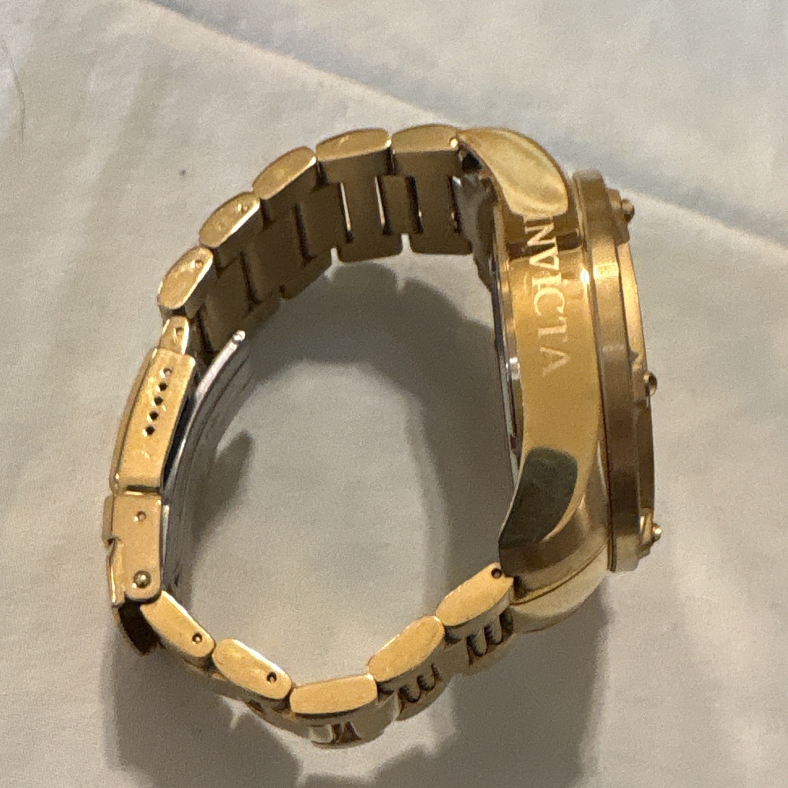 Invicta Bolt Men’s Automatic Watch Gold SS 52mm model 26775