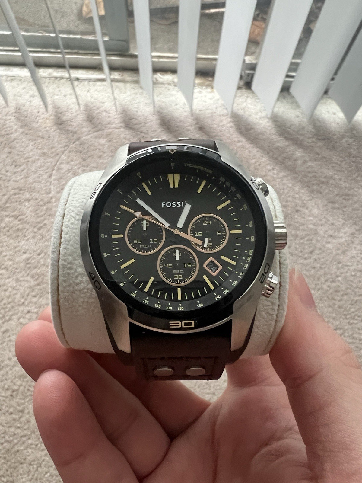 Fossil Coachman Chronograph 45 mm Stainless steel