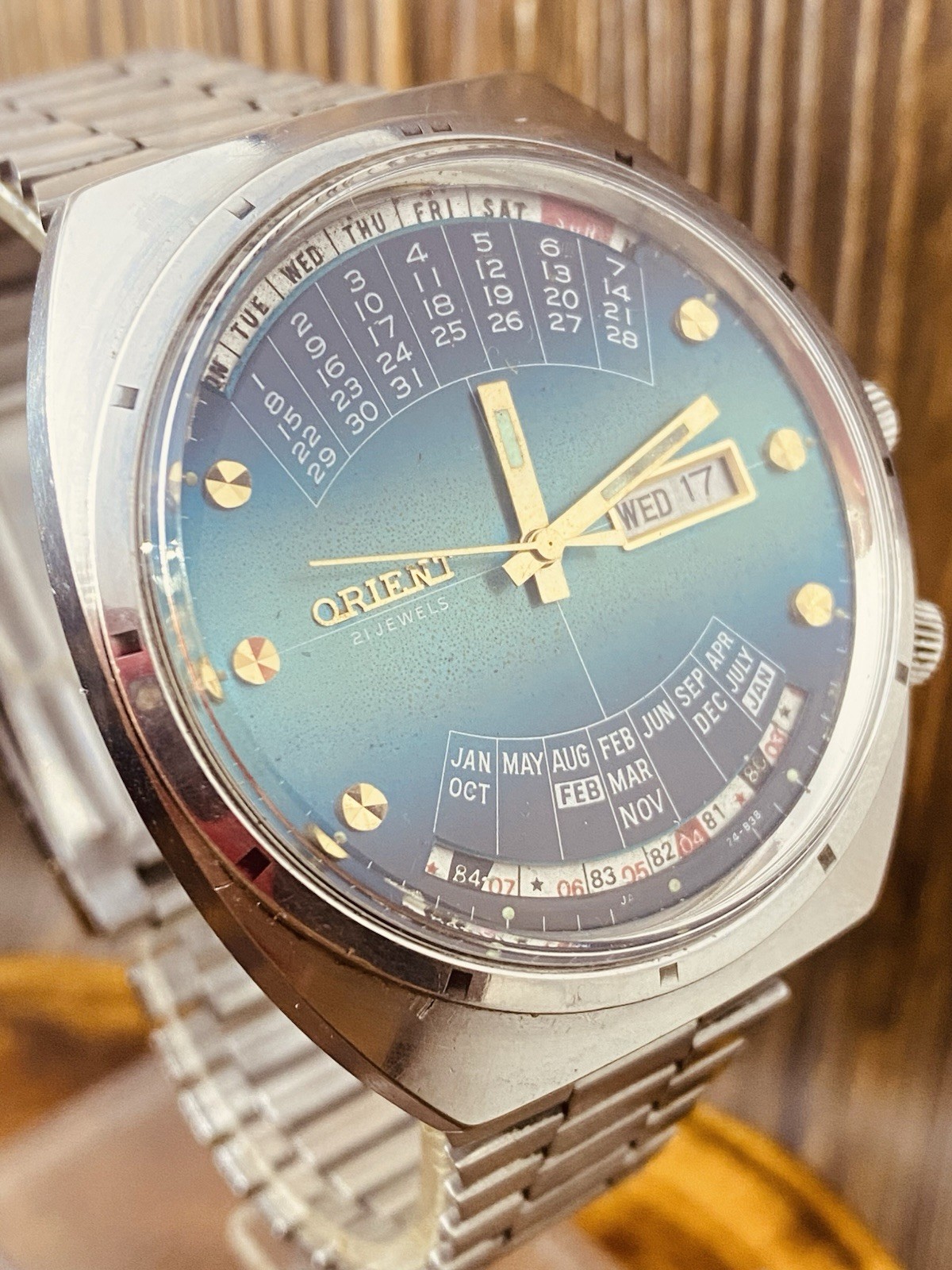 Watch Orient College Perpetual Multi Year Calendar Automatic Vintage #8358