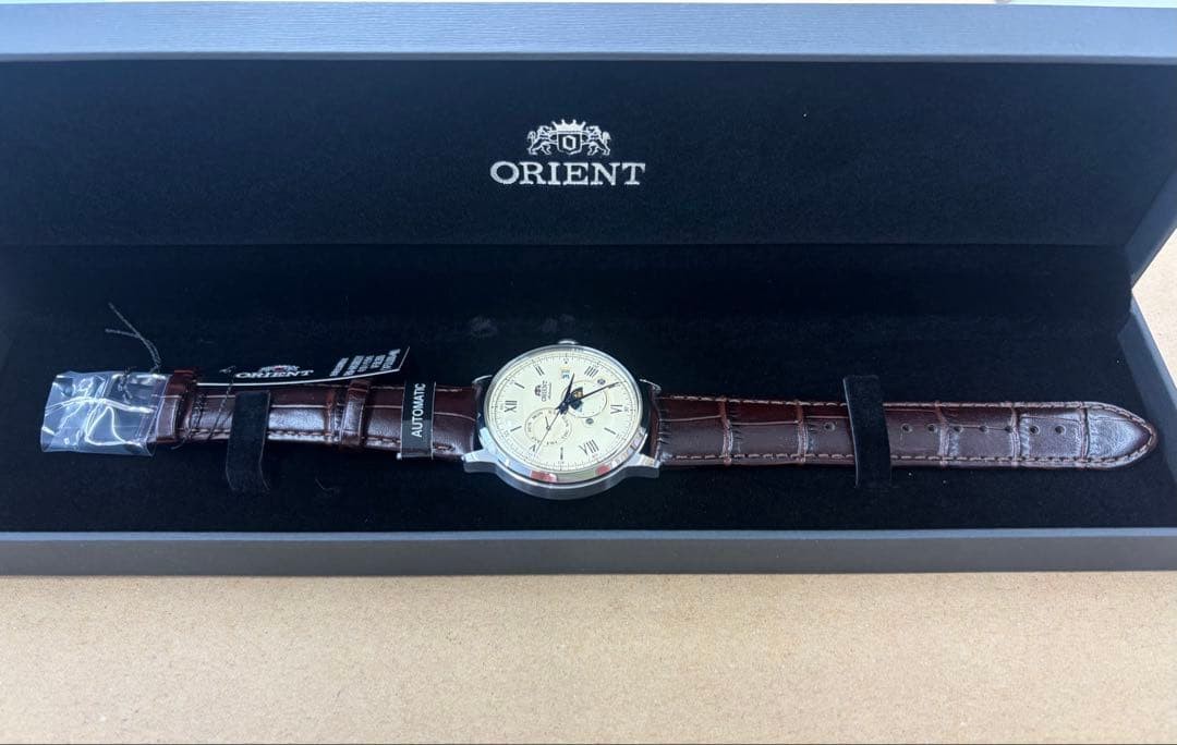 Orient Bambino Sun Moon RN AK0803Y Automatic Watch