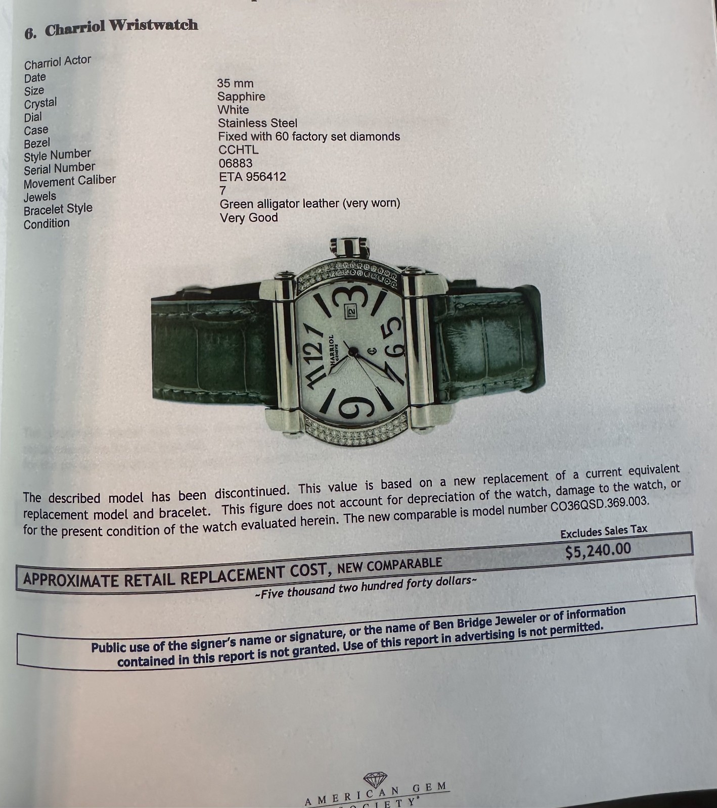 Authentic Philippe Charriol Actor Diamond Bezel Swiss Quartz Watch – CCHTL