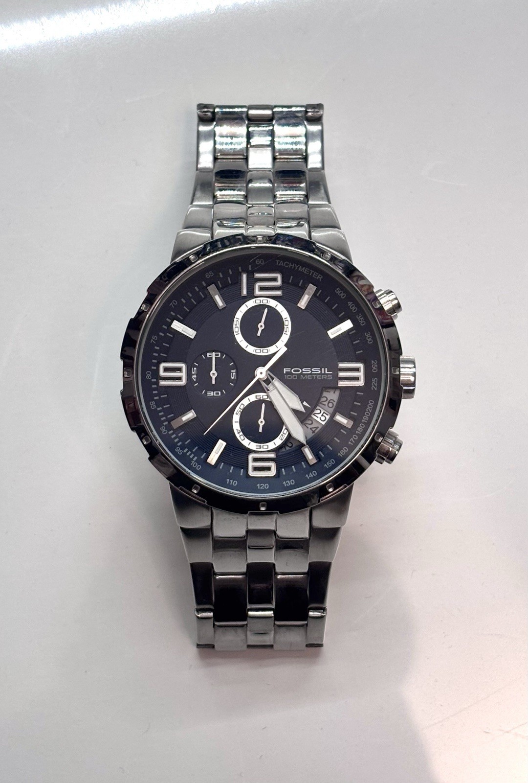 Fossil CH 2538 Stainless Steel Watch – Pre Owned
