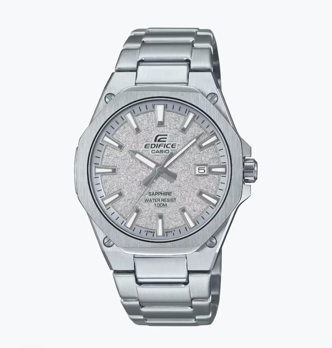 NEW 2025 Casio Edifice EFR-S108DE-8AV Men’s Watch Sapphire Glass 100M Stainless