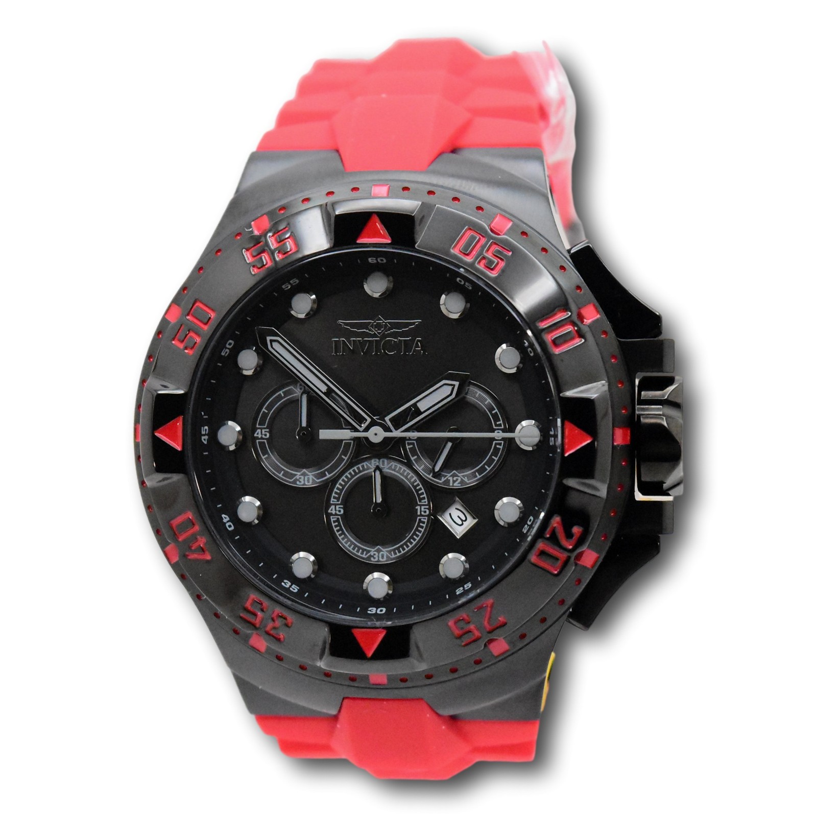 Invicta Excursion Kodar Men’s 50mm Deep Red Black Chronograph Watch 48540