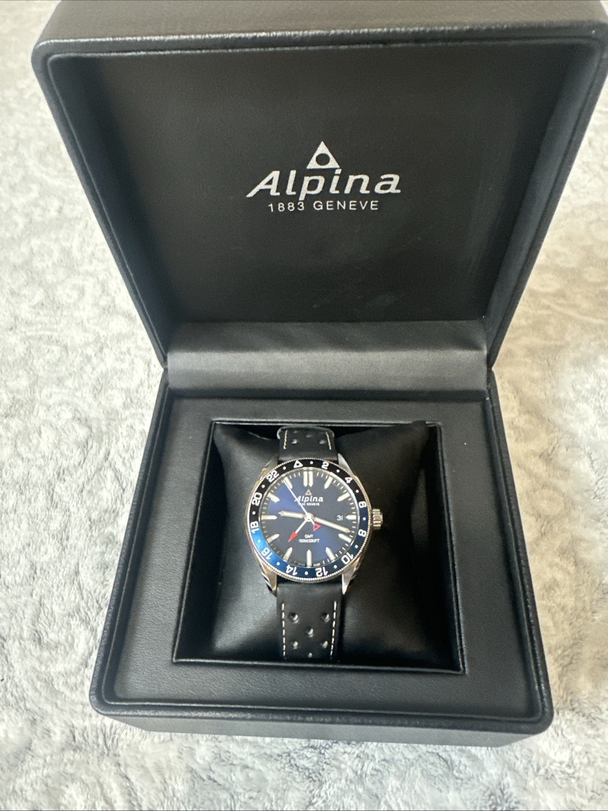 Alpina Alpiner Quartz GMT Blue Dial Men’s Quartz Watch AL-247NB4E6