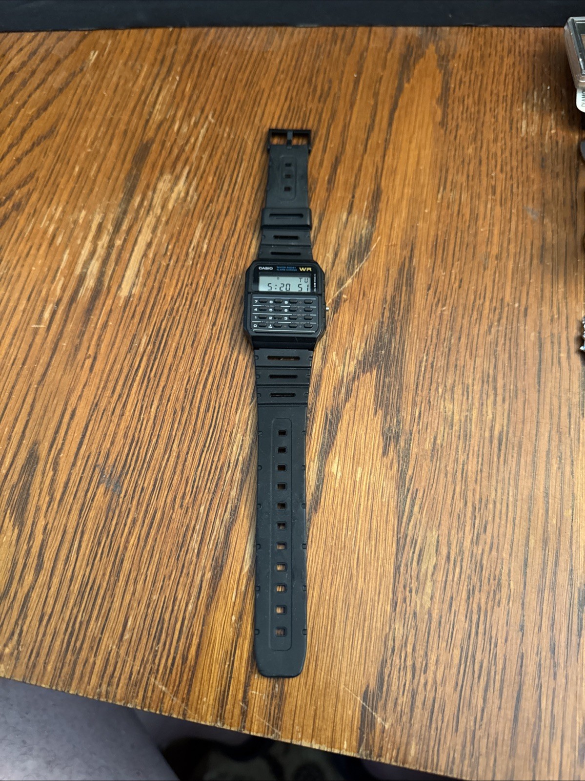 Vintage Casio Ca-53w 3208 Digital Calculator Watch Original Condition Works Ex
