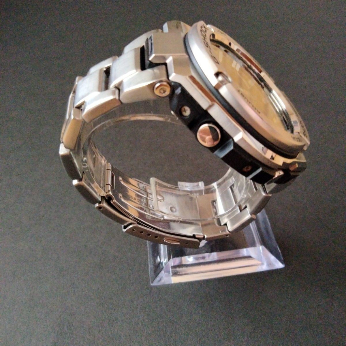 Casio G-Shock GST-W110D Black Silver Solar Watch