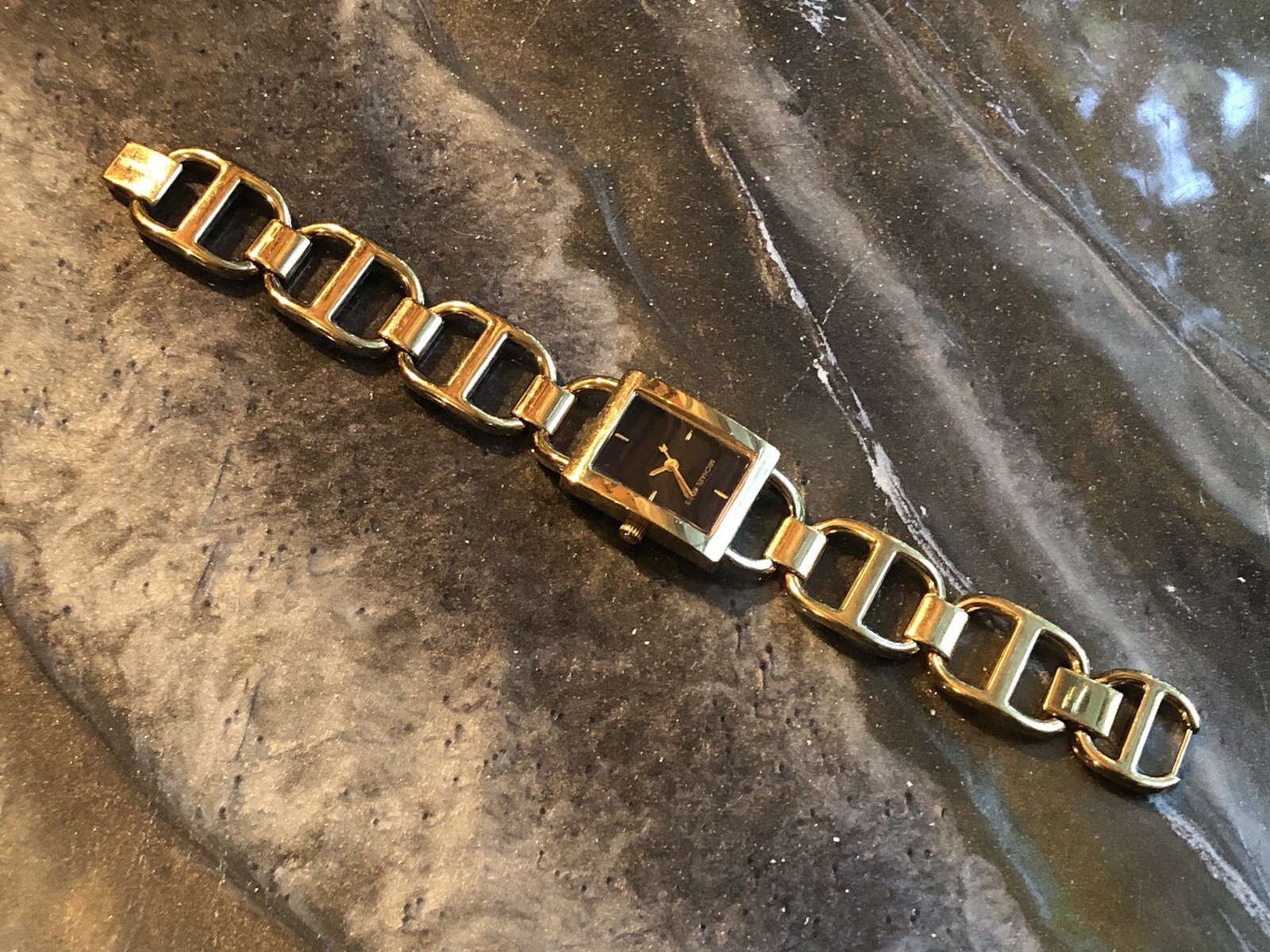 ✨🌟🛍️ RETIRED & RARE Early MICHAEL KORS Gold Link DESIGNER WATCH Bracelet ✨