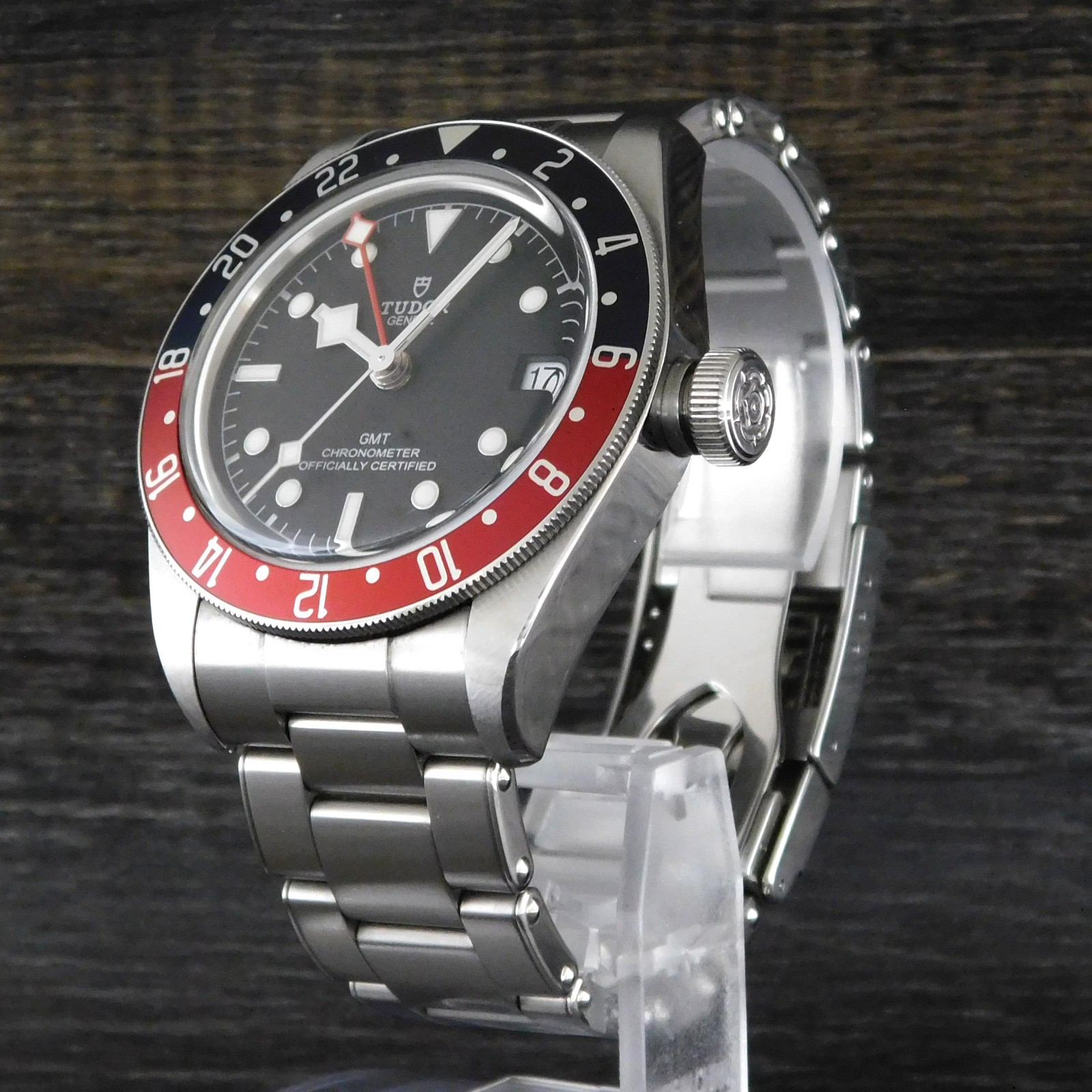 TUDOR Watch Black Bay GMT 79830RB 41mm S. Steel Automatic Men’s Watch #1438B
