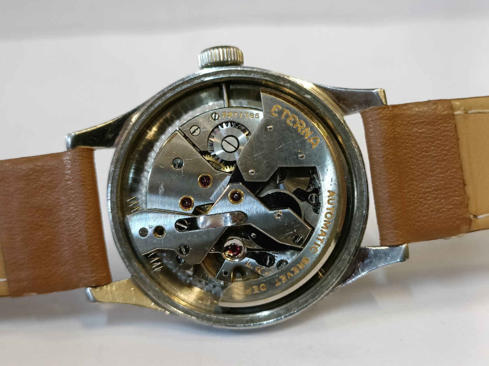 ETERNA SUB-SECOND AUTOMATIC PATINA DIAL SWISS MEN’S WORKING CONDITION
