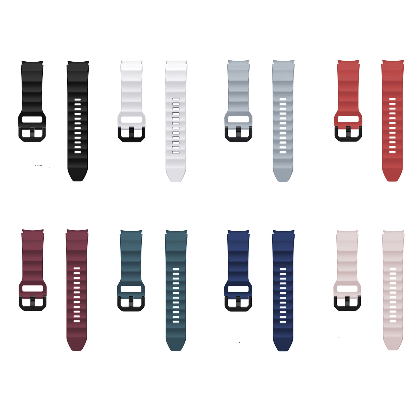 For Samsung Galaxy Watch 6 40mm 44mm Classic 43mm 47mm Watch Band Strap Silicone