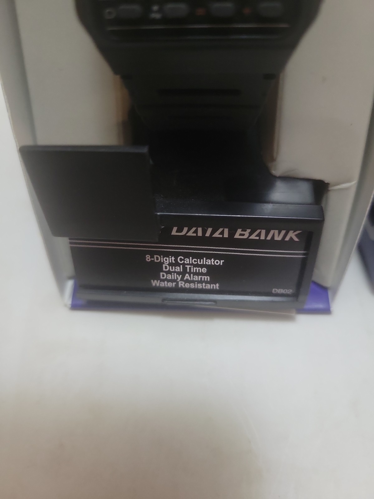 Casio CA-53W Databank Calculator Digital Quartz Watch, Black Resin, Box+Manual