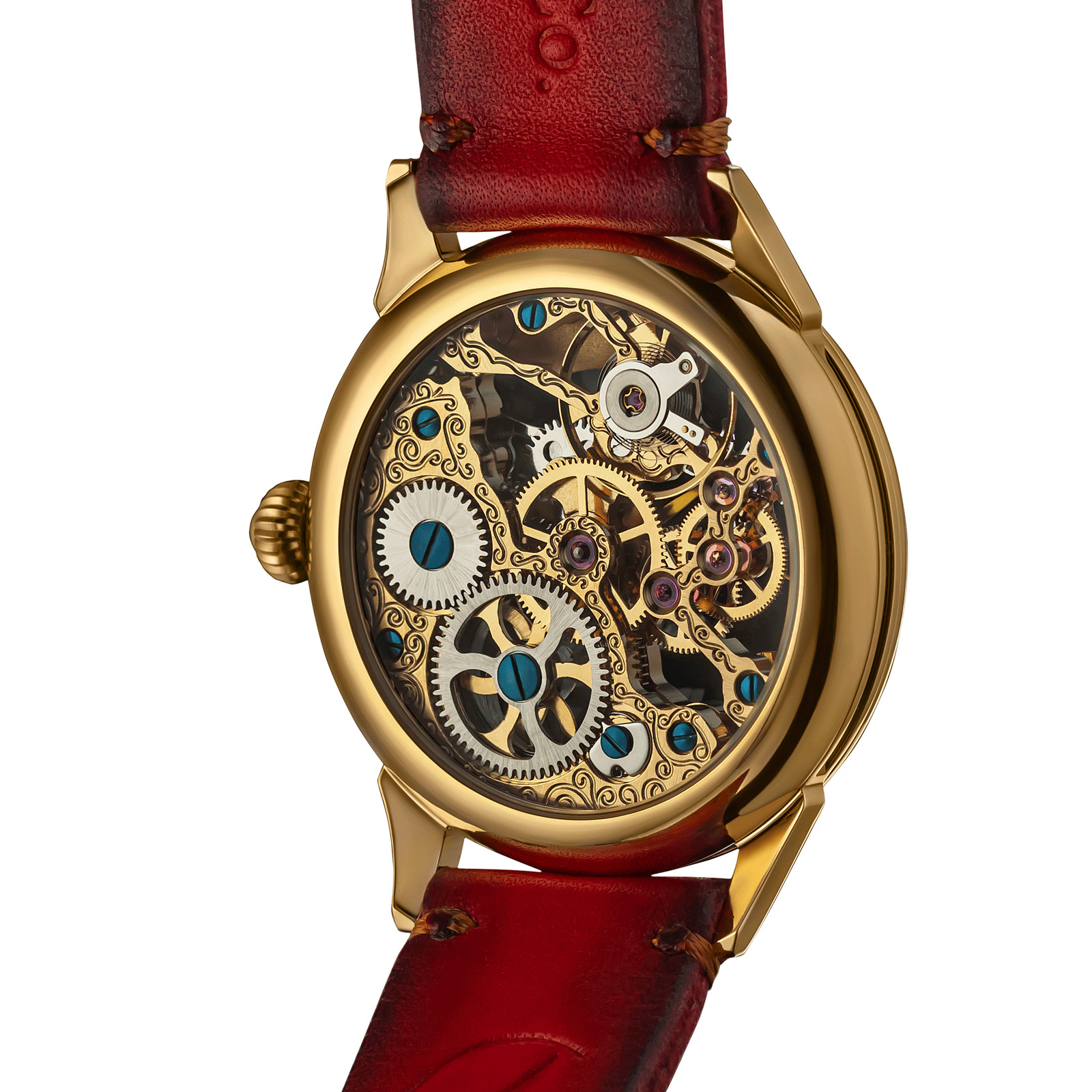 Handmade Skeleton Watch, Artisan watch, Mechanical watch, Unisex watch