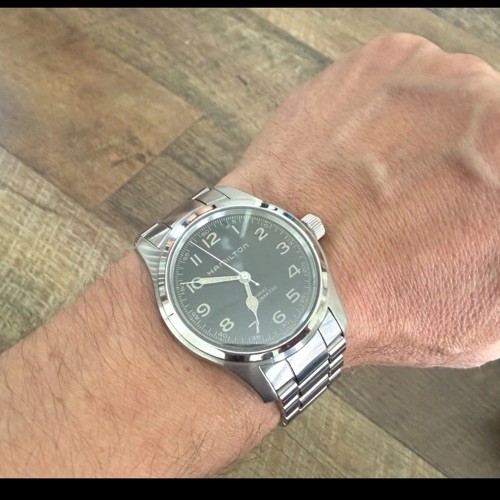 Hamilton Khaki Murph Automatic 42mm Men’s Watch Box Set Excellent Condition