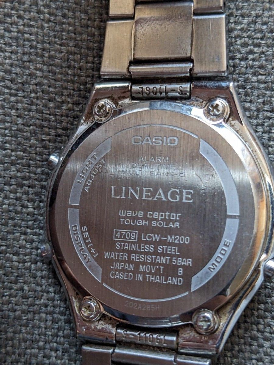CASIO Waveceptor LINEAGE Radio Solar LCW M200