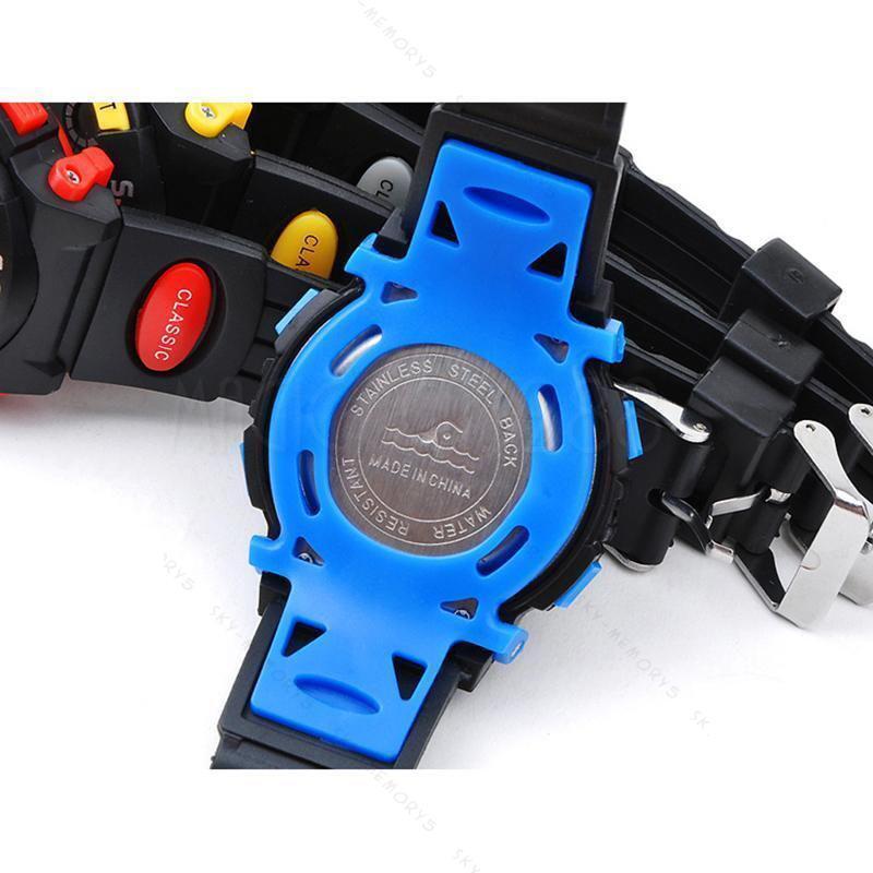 Waterproof Kids Digital Electronic Watch Sports LED Watches Children Boys Girls