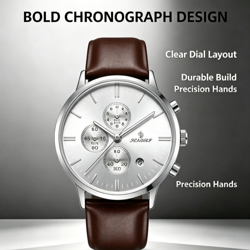 Men Watch Multifunctional pilot/avitor Wristwatch Fashion Classic Business Gifts