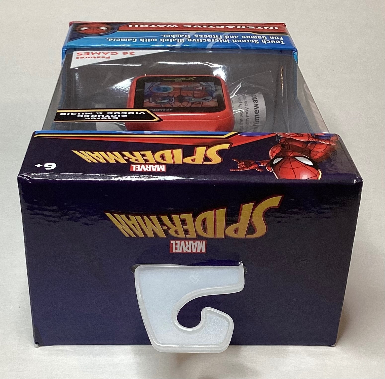 NEW MARVEL SPIDER MAN INTERACTIVE WATCH- TOUCH SCREEN INTERACTIVE W/26 GAMES