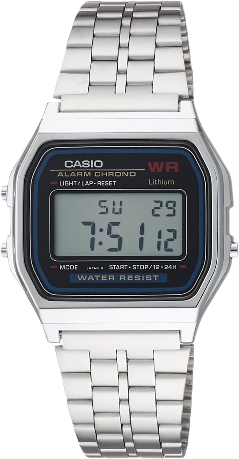 CASIO A159WA-N1DF Men’s SILVER Digital Watch