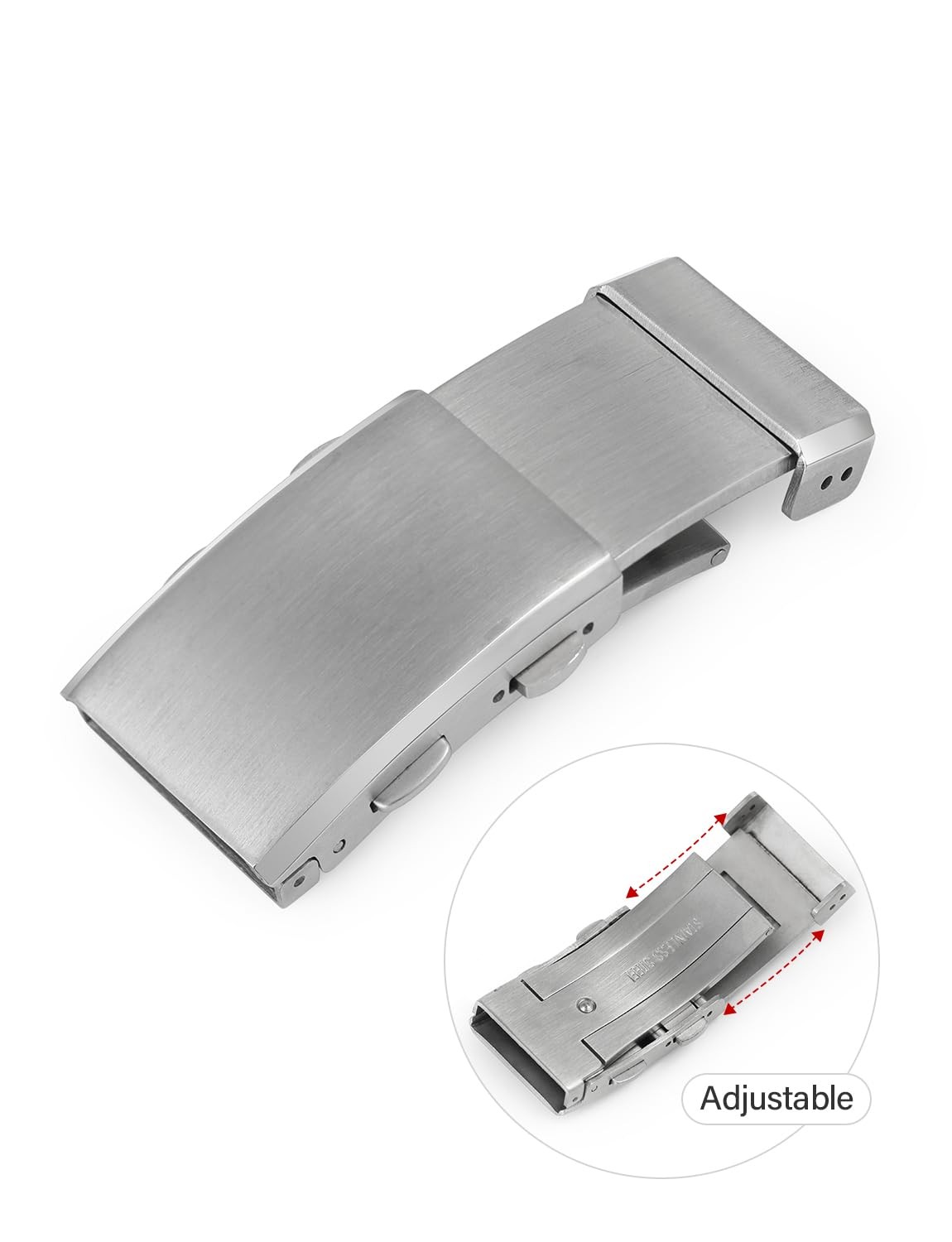Watch Buckle Folding Deployment Clasp for Stainless Steel Watchband 16-22mm