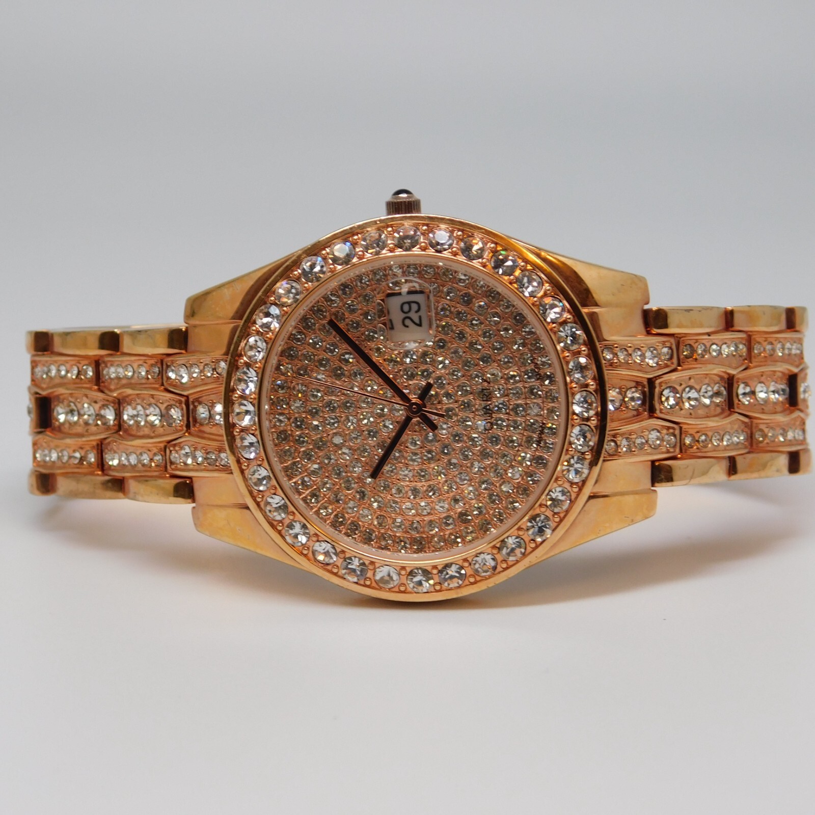 Xanadu Mineral Crystal Quartz Analog Unisex Watch Sz. 7 1/2″ New Battery