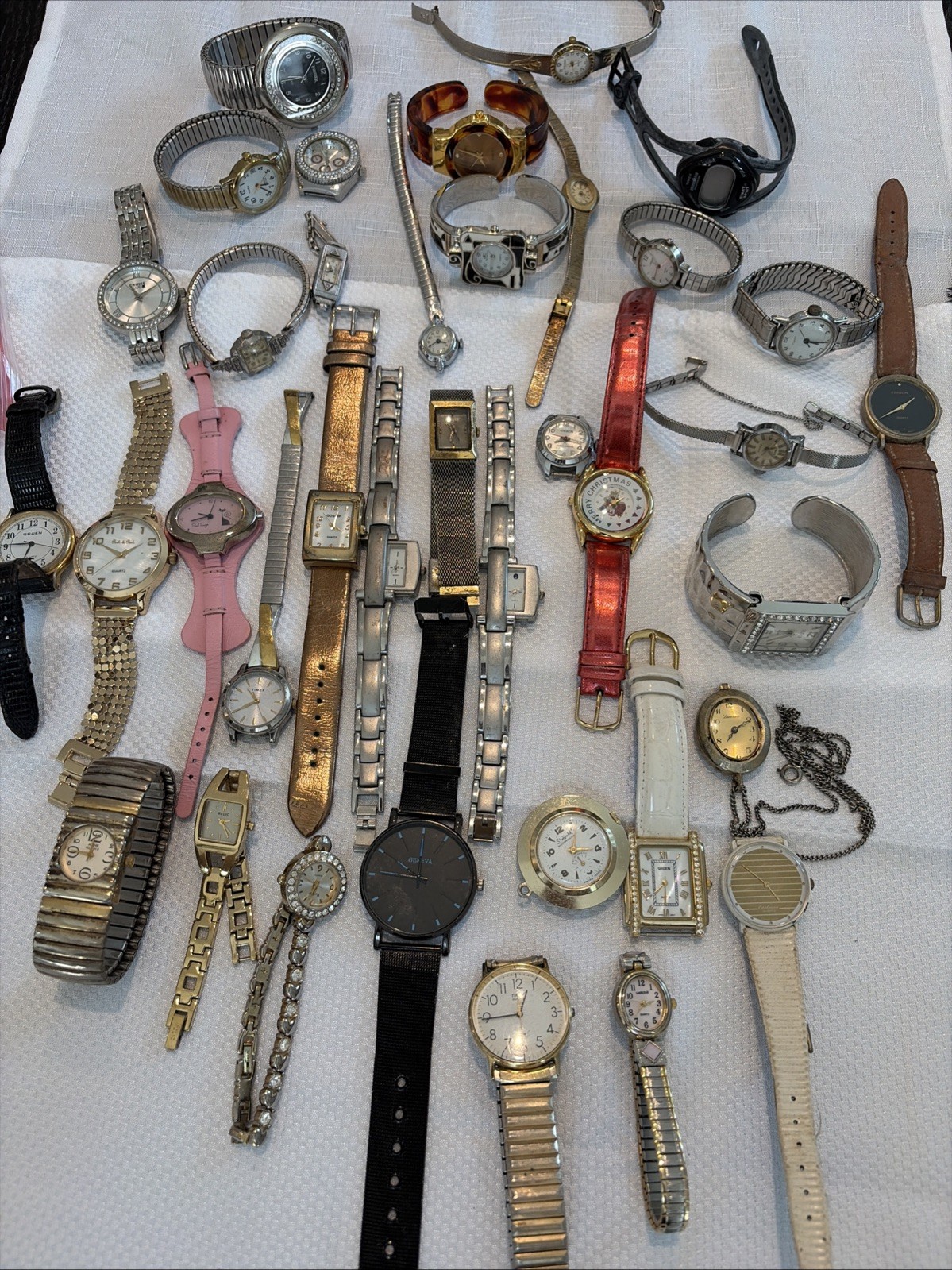 Vintage to Now Watch Collection Untested Items for Parts Repair & Wearable Lot