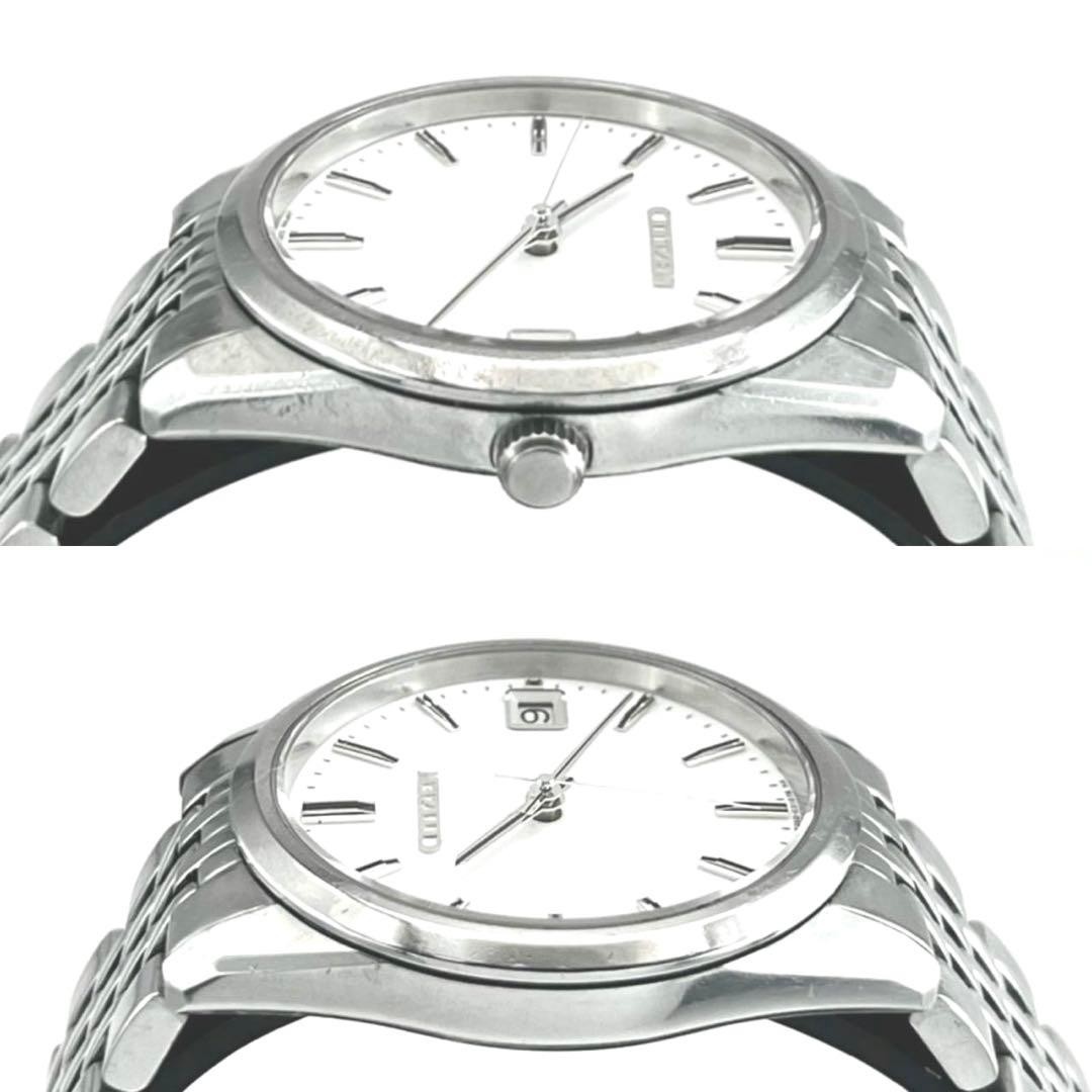 Citizen The First Generation 1997 Quartz Date White Watch Japan 078742