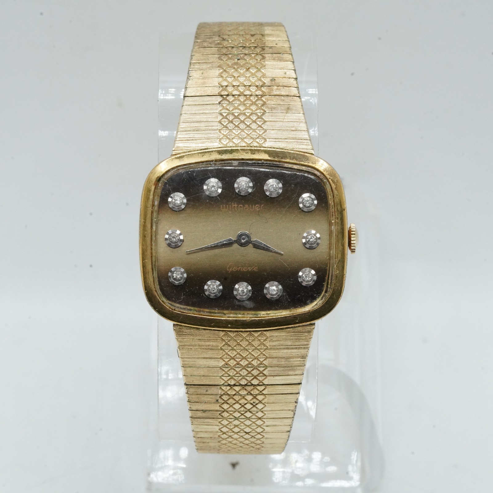 Vintage 1960s Wittnauer 17J Geneve w/ Diamonds Watch – Parts / Repair