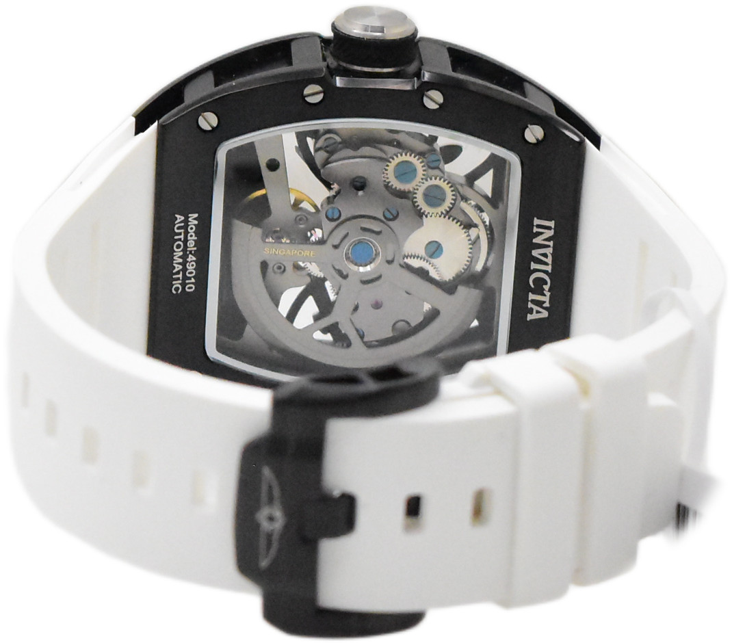 Invicta S1 Rally Interstellar Automatic Men’s Skeleton Dial Watch White 49010