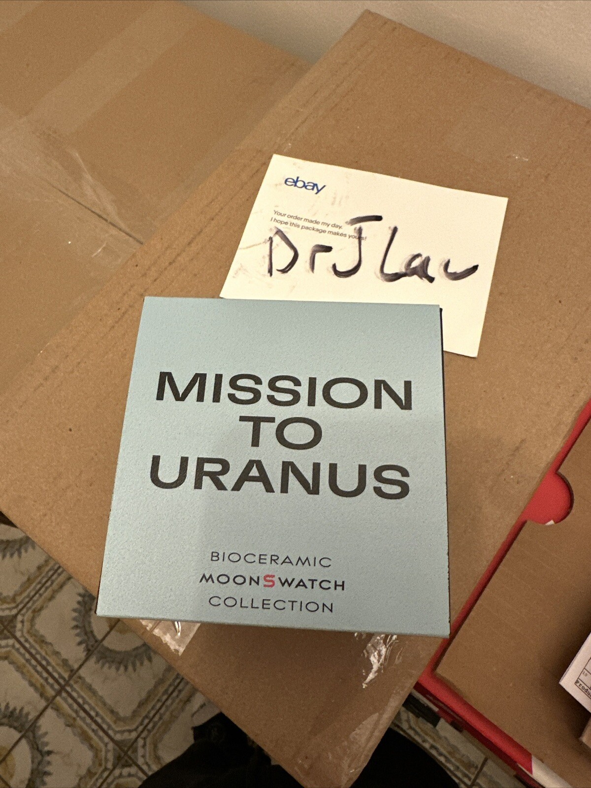 Swatch x Omega Bioceramic Moonswatch Mission To Uranus – Brand New Fast Ship