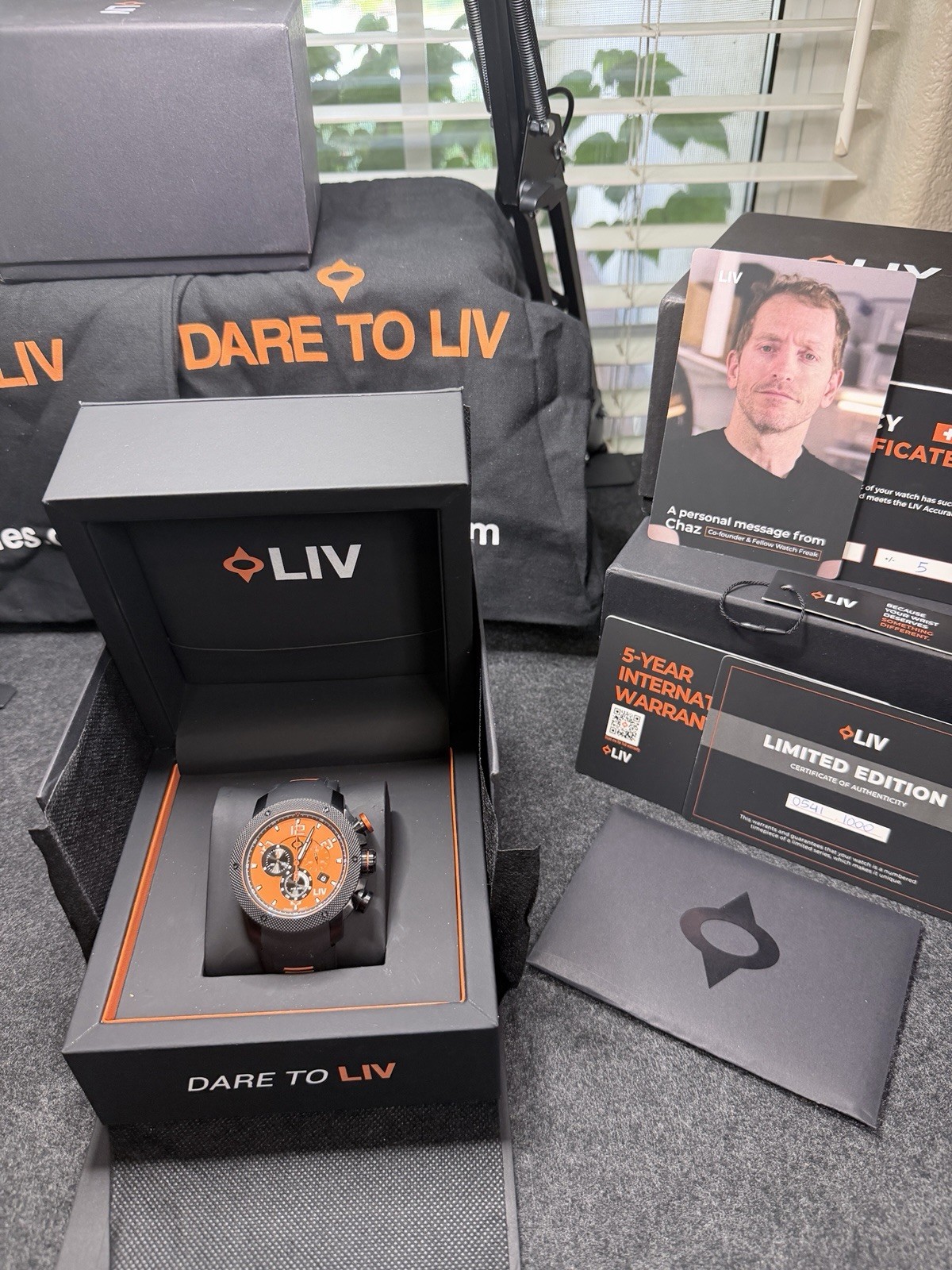 LIV GX1 Orange Dial Limited Edition