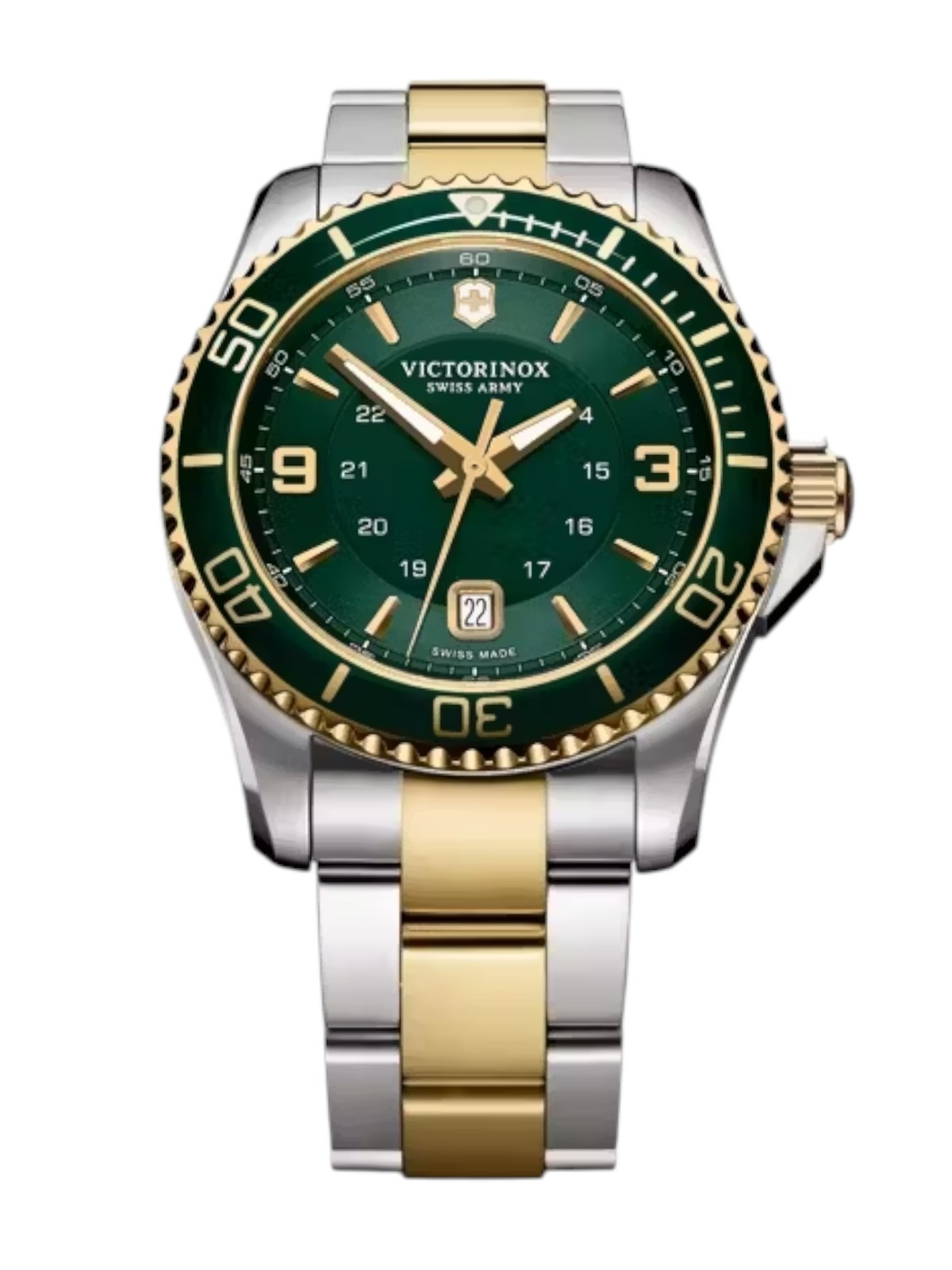 Victorinox Swiss Army 241605 Men’s Maverick Green Dial 43 mm Watch MSRP $750