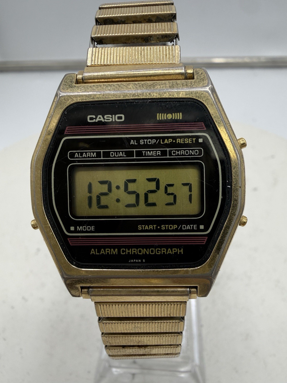 Casio SA-50G Vintage Alarm Chronograph Quartz Slim Watch – Fully Working