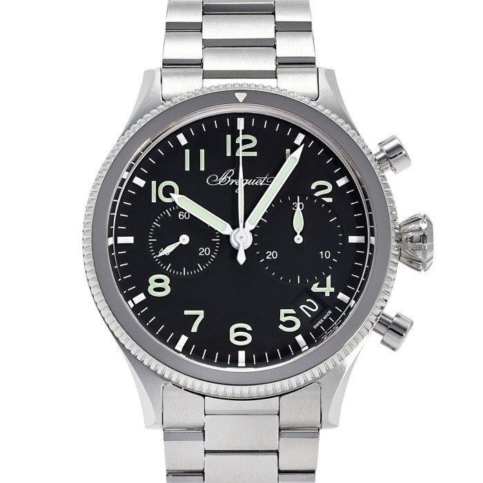 Breguet XX 2057ST / 92 / SW0 Stainless Steel 42.0mm Black Dial Automatic #YKW303