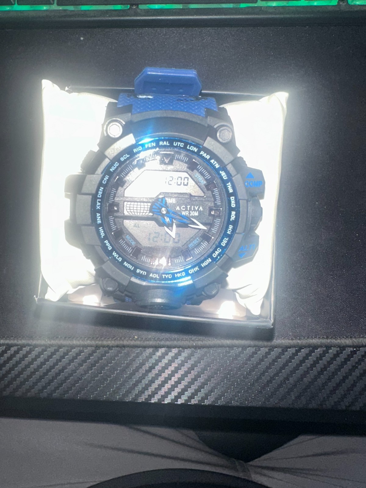 Activa Neo X Invicta Men’s Watch 55mm Blue ACW428-003 NWT