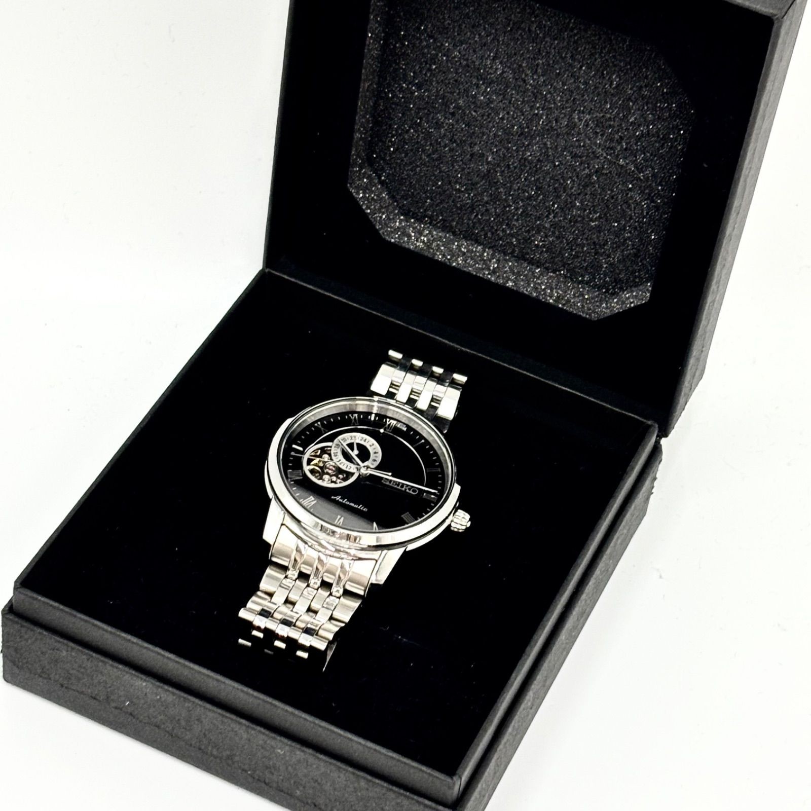 SEIKO PRESAGE SARY093 Japanese Garden Wristwatch Watch Black Automatic w/ Box