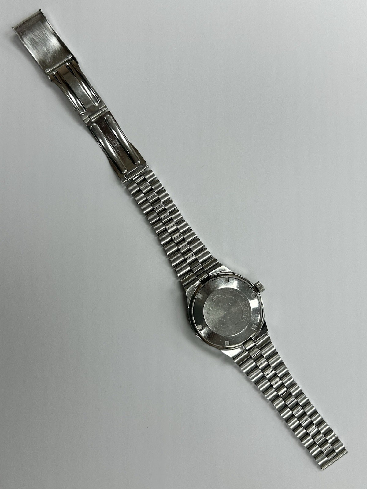 Bulova Snorkel Day-Date Automatic Watch 666 Feet Vintage Rare Devil Diver 7202-4