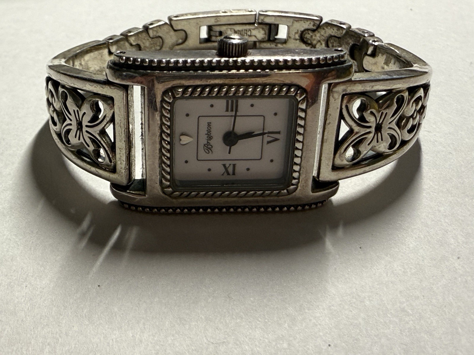 Brighton Hamilton Classic Silver Plated Bracelet Watch UNTESTED