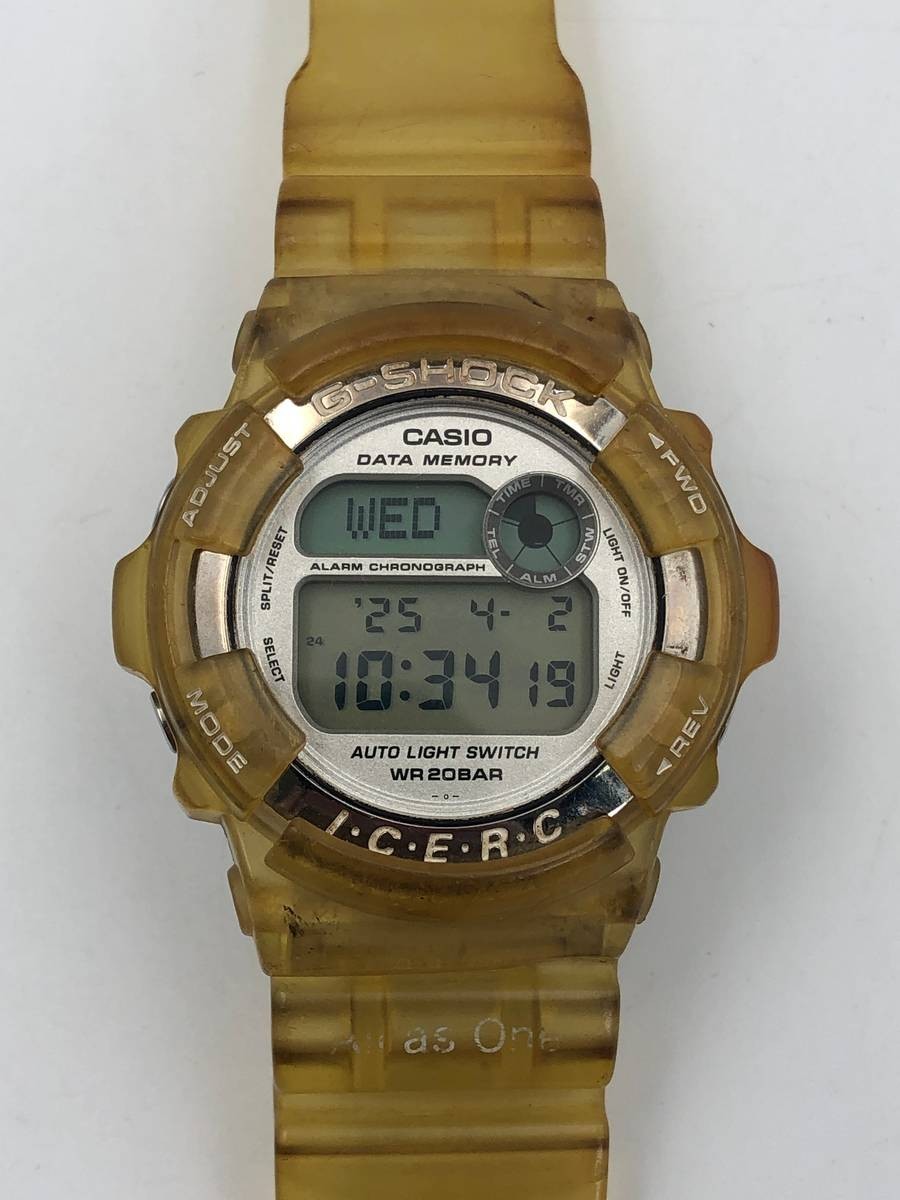 Casio G‑Shock DW‑9200K ICERC 1998 Dolphin Whale Ed. Transparent Working in Box