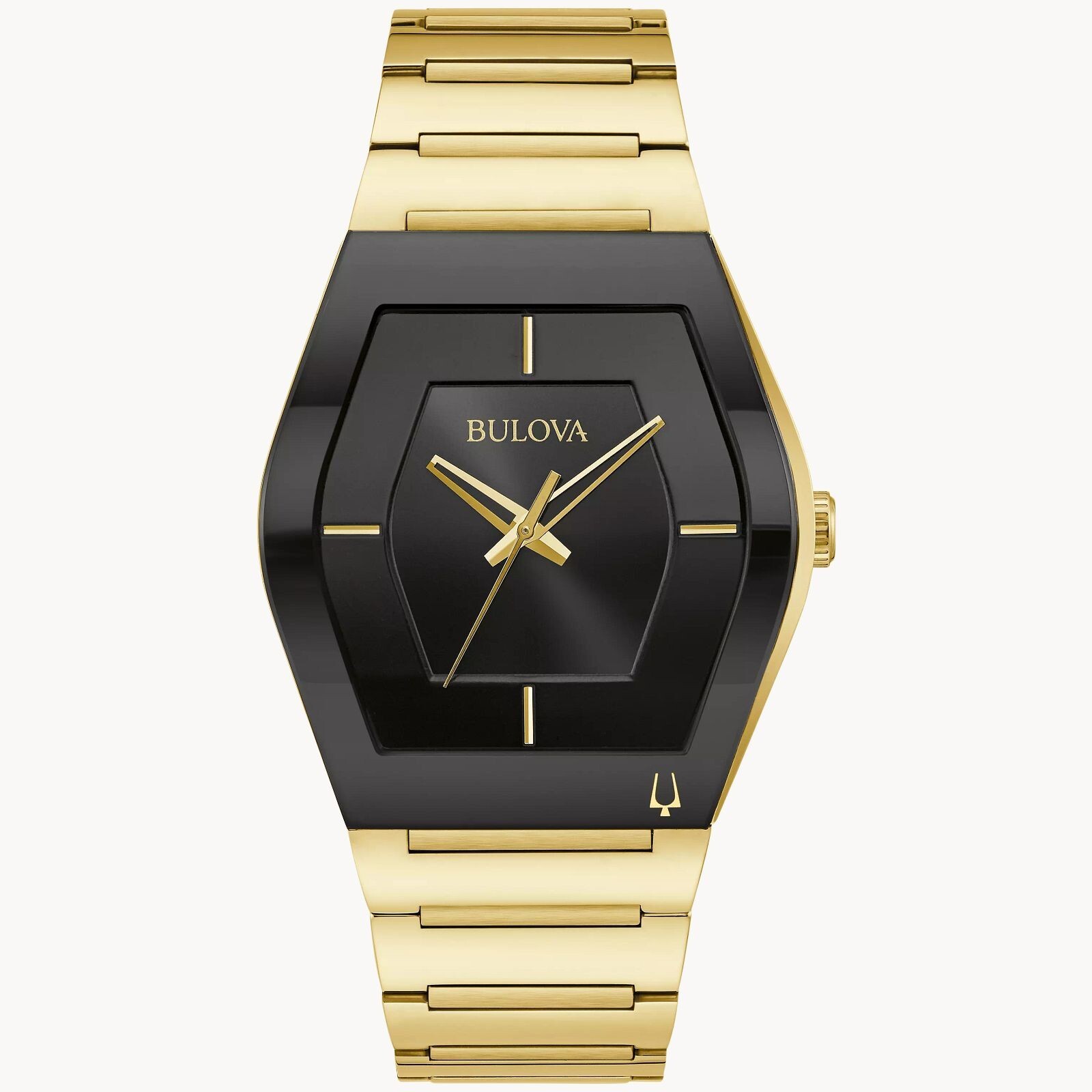 Bulova Gemini Modern Men’s Quartz Gold Stainless Steel Band Watch 40mm 97A164