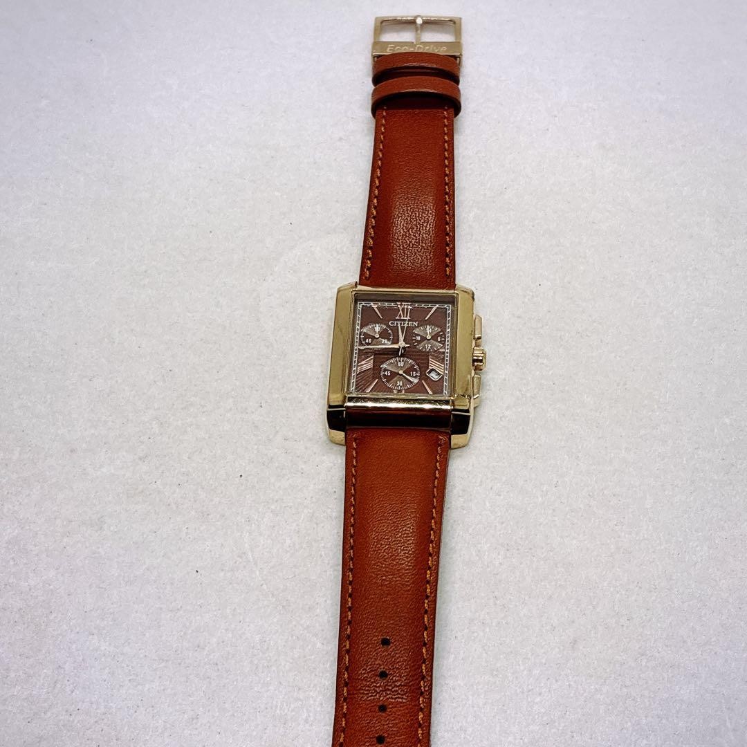 Excellent condition Citizen Eco-Drive Chronograph Solar Watch with origina【USED】
