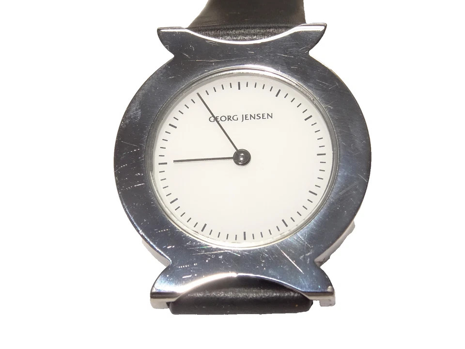 Unisex Georg Jensen #369 by Andreas Mikkelsen Numberless St. Steel Quartz Watch